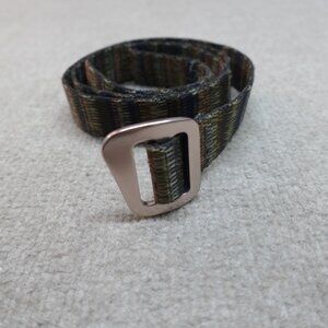 Vintage Bison Designs Belt Black Webbed HIking Nylon